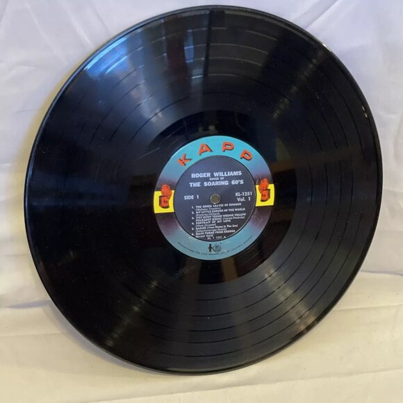 Roger Williams Songs Of The Soaring '60s Volume 1 (Vinyl, 1961) Kapp Records KL - Picture 7 of 12